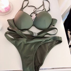 Sold🔻Vogueric Womens Sexy Strappy Bikini Swimsuit